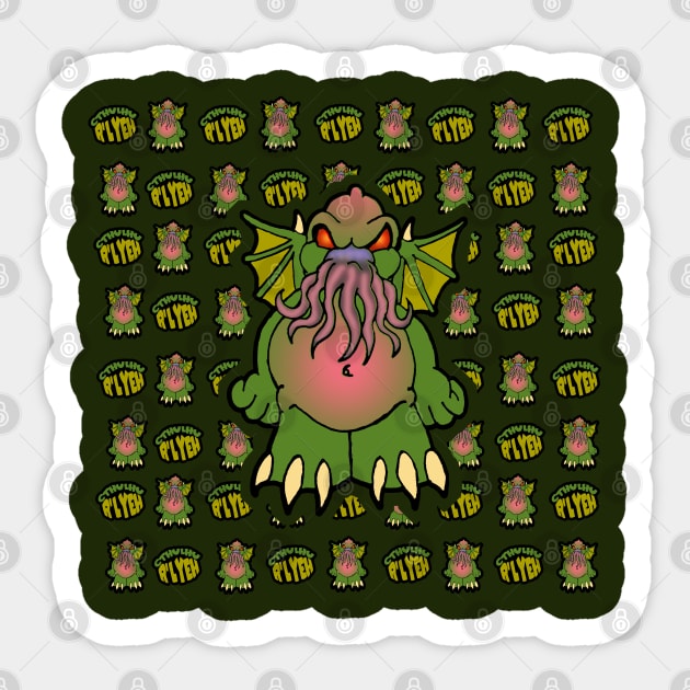 Cthulhu Sticker by SquareDog